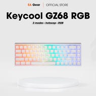 Keycool GZ68 mechanical keyboard (3 modes, hotswap, RGB) - EA Gear