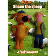 Shaun the sheep figure toy farmer and his dog sheep