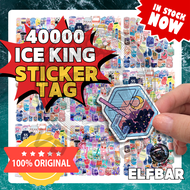 【VP League】ICE KING 40K ELFBAR CARTOON DRINKS STICKERS 2.5CM - 8.5CM LANA LABELS STATIONERY 100PCS D