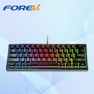 61-Key Film Keyboard FV61 Wired Game Gaming RGB Luminous Desktop Computer Portable Keyboard Wholesal