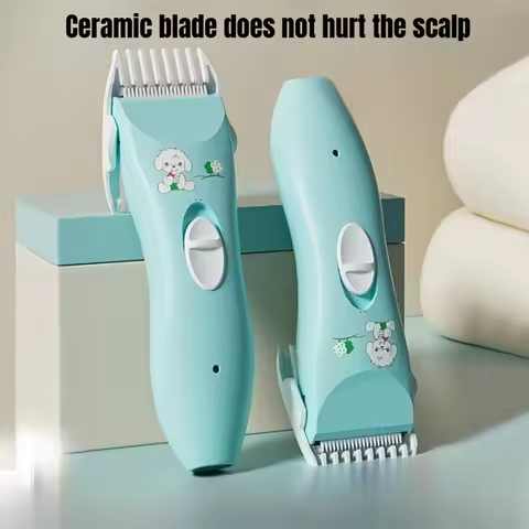 Baby Hair Clipper Quiet Shaving New Baby Electric Pusher Silent Baby Hair Shaving and Fetal Hair Cut
