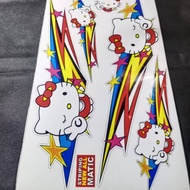 Hello Kitty Matic And Duck Striping Stickers Code A057