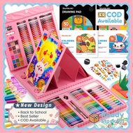 208PCS Art Coloring Set Drawing Painting Set for Kids Crayons Oil Pastel Art Supplies