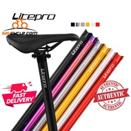 Litepro A61 Cnc Alloy Seat Post 31.8*580Mm 33.9*600Mm For Folding Bike Crius Java Trs Xds Brompton 3Sixty Pikes