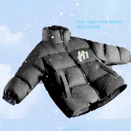 TUmama แจ็คเกตหนารูดซิปสำหรับเด็กลายการ์ตูนสำหรับฤดูหนาวอันอบอุ่นพร้อมคอตั้งและโพลีเอสเตอร์บรรจุ