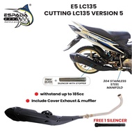 Speed Masters Espada Racing E5 Series Exhaust Pipe VF3I LC135 RS150 Ekzos Yamaha SYM185 Cutting RS15
