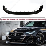 For BMW G42 2 Series 218i 220i 220d M240i Coupe 2022-2023+ Bumper Lip Front Bumper Lip Deflector Lip