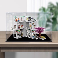 Transparent Acrylic Display Box For Lego 7-eleven Time Qilou Store Convenience Store Display Case Du