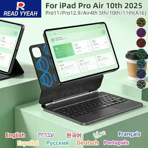 Magic Keyboard for iPad a16 Case Bluetooth Wireless Keyboard for iPad Air 4 5 10.9in Pro 11 12.9 13 