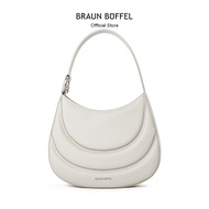 Braun Buffel Spiralig Medium Hobo Bag In Egret