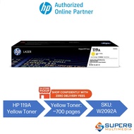 HP 119A Yellow W2092A Original Laser Toner