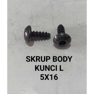 L-KEY BODY SCREW 5X16