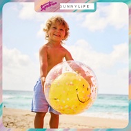 Sunny Life | Beach Swimming Float | Inflatable Beach Ball Smiley