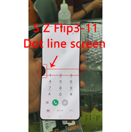 Defect AMOLED Digitizer Touch Screen With Frame For Samsung Z Flip3 F711 F711B F711U F711N F711W LCD