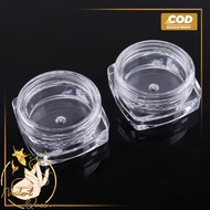 3g Acrylic Round Cream Jar Pot Refillable Container Square Cream Jar Pot