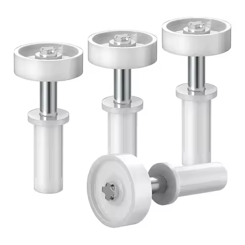 4PCS Bifold Door Top Pivot Hinge Guide Wheel Bifold Cabinet Door Hardware Repair Parts Sliding Door 