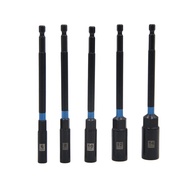 【STOCK】5PC 150mm Hex Nut Driver Drill Bit Adapter Socket Wrench Extension Sleeve 6-14mm