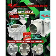 HIPOWER HI POWER RACING LC135 / Y15  CERAMIC BLOCK [ 74MM 74X82X28+14MM BODY + 3MM SLIP ] * GEN 3 * 