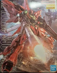 高達模型 gundam 新安洲 新安州 Sinanju MSN-06S MG master grade  1/100 Bandai 模型 自護 紅色 有角 三倍速