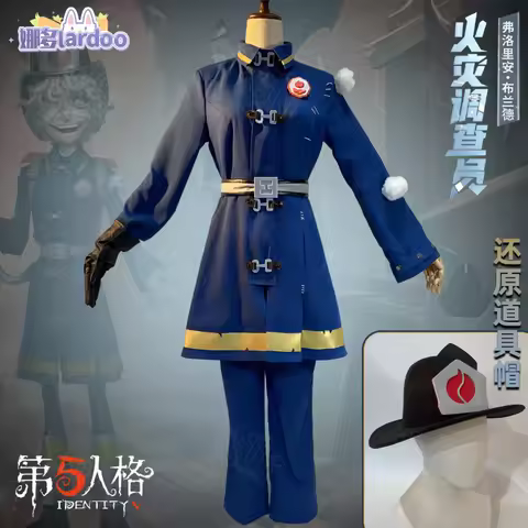 Identity V Florian Brand Fire Investigator Cosplay Costume Cos Game Anime Party Uniform Hallowen Pla