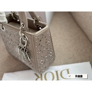 H OT S AL E Diana Silk Satin Handbag Gypsophila Rhinestones Matching Two Shoulder Straps Gray Black 