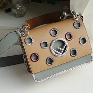 FENDIHighlight Brand Classic, Representative "F" logo Although Back to Python Circle