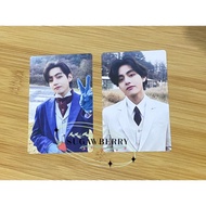 PC Taehyung V photocard veautiful days jas biru photofolio A me myself