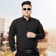 [M-8XL] Plus Size Long Sleeve Shirt for Men, Business Formal Wear, Extra Large Long Sleeve Shirt for