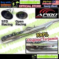 APIDO Modenas Kriss110 STD Racing / Open Silencer Exhaust Pipe Modenas 25mm Standard Ekzos Maniful K