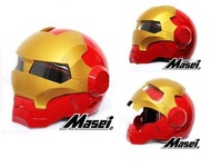 全新Masei 610 Iron man 電單車頭盔 大碼 L  motorcycle Helmets 鋼鐵人 marvel The Avengers 復仇者聯盟 紅金 ironman