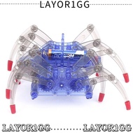 LAYOR1GG Robotic Spider Toy, Educational No Soldering Required Electric Robot Spider, Creative Movab