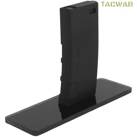 Display Stand AR 15 Style For M4 And AR15 (AEG) , ABS Decorative Magazine Glass Base Rifle Stand For