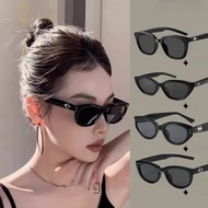 Roselife Cool Punk Black UV400 Protection Lens Cat Eye Unisex Sunglasses for Women Men Stylish Vacat