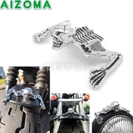 Motorcycle 4.5'' 5.75'' 7'' Passing Headlight / Fender Skull Skeleton Decorative Figure Stickers For