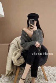 CHENN CHENN 厚磅金釦毛衣外套 Chennchenn