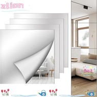 ZLION 1pc Acrylic Mirror Sheet, Self Adhesive Simple Non Glass Mirror Stickers,  DIY Craft Shatterpr