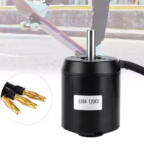 6384 120KV BLDC Outrunner Brushless Sensored Motor for Electric Balancing Scooter Skateboard Electri