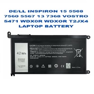DE/LL INSPIRON 15 5568 7560 5567 13 7368 VOSTRO 5471 WDX0R WDXOR T2JX4 LAPTOP BATTERY & BATTERY CABL