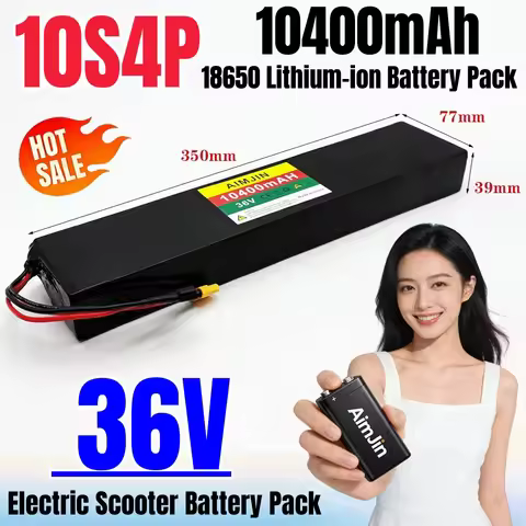 36V 10S4P 10.5Ah 18650 Lithium-ion Battery, 10500mAh Battery Pack, Original High-power Battery with 