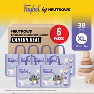 [6 PACKS CARTON DEAL] Faybel by Neutrovis Baby Essestial PANTS Disposable Baby Diaper - PANTS Series