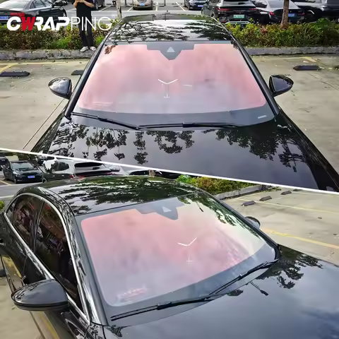 Chameleon Car Window Sticker 78% VLT Windshield Sunshade IR 75% Solar Protection Film UV 99% Tinting