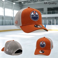 New July CollectionAA- New Era Edmonton Oilers  Adjustable Baseball CapClassic Rust Trucker Edition 
