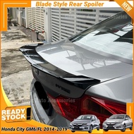 Honda City GM6/FL 2014-2019 Blade Style Spoiler Rear Ducktail Spoiler Big Size Spoiler