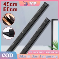 Anti-Slip Ruler for Cutting Wooden Carpentry Tools Multifunctional Straight Ruler 45cm 60cm
