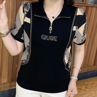 Summer Slimming Short Sleeve Top - Stylish Fashion Bottoming