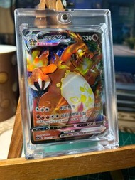 ［成品/作品展示］ Ptcg 卡雕  噴火龍V max 正版卡 純手工                                         緋紅薄霧天地萬物 古代咆哮未來閃光狂野之力異度審