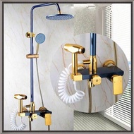 Shower Set Terbaru Warna Biru Gold Dan Hitam Shower Air Panas Dingin