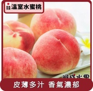 【阿成水果】桃苗選品—日本空運山梨溫室水蜜桃 6盒(6粒/1kg/盒)