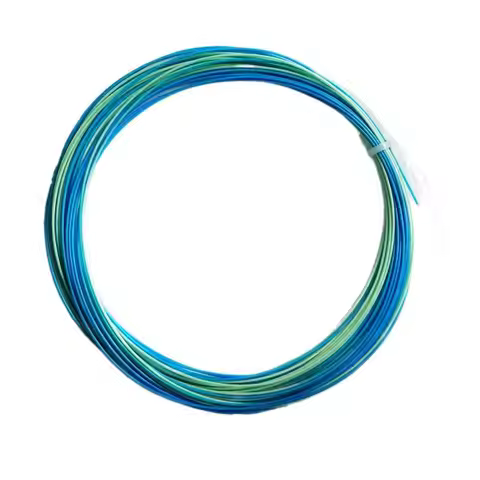 Elastic Colorful Rainbow Badminton String 0.73mm Assorted Color Badminton Racket Strings Colorful Du