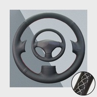 Custom Car Steering Wheel Cover For Peugeot 206 1998-2005 206 SW 2003-2005 206 Artificial Leather Ca